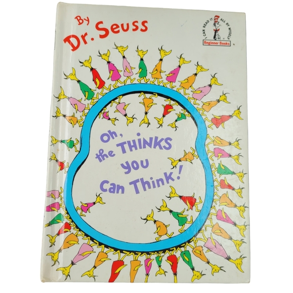 Dr. Seuss Hard Cover Book- Oh The Thinks You Can Think -1975 - Picture 1 of 7